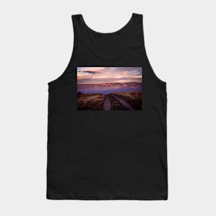 Country road at sunset Tank Top